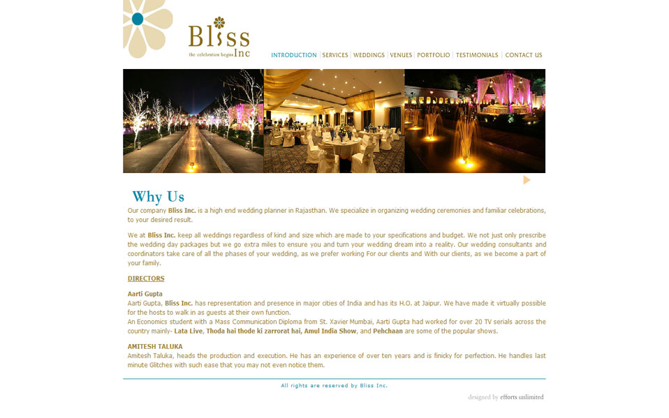 blissinc weddings